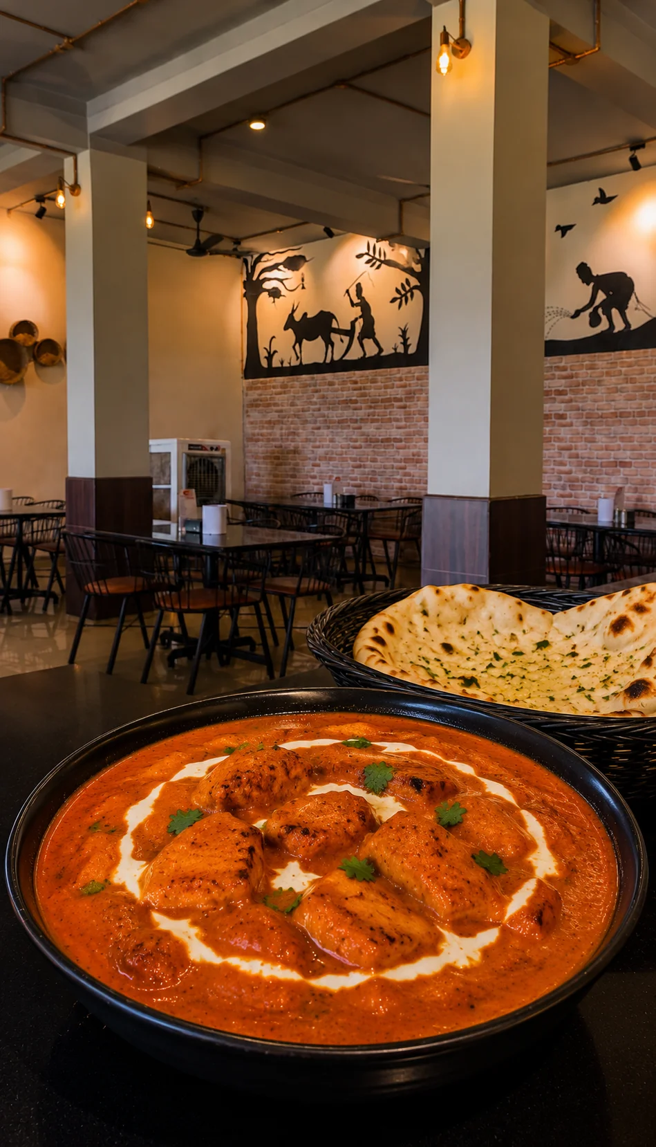 Chicken Tikka Masala - Non-Veg dish at The Farmer's Kitchen Shirwal